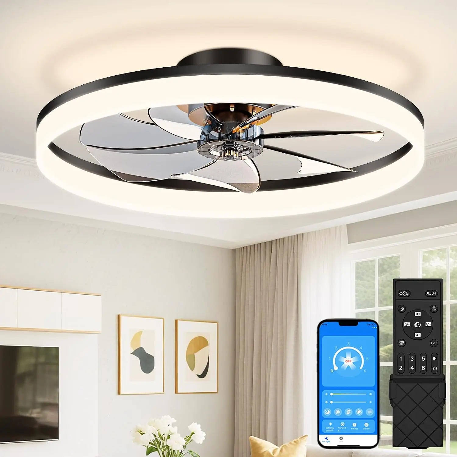 Ceiling Fan Mount - Ventilatori da soffitto a basso profilo