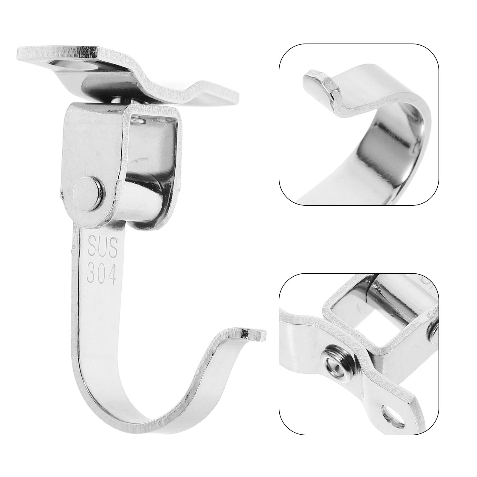 Ceiling Fan Mount - 2 Pezzi Gancio da Soffitto in