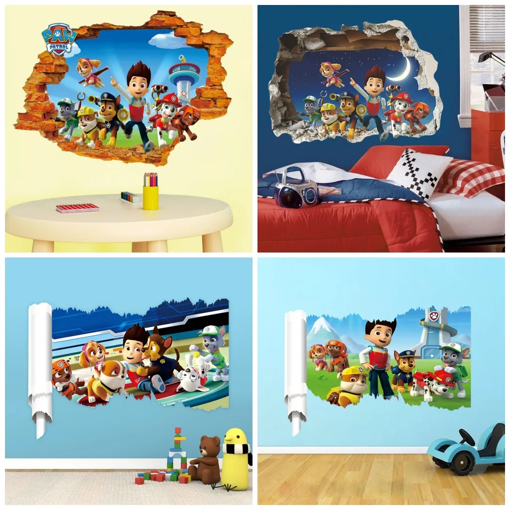 Home Improvement Kids - Adesivi Murali Paw Patrol (2 o