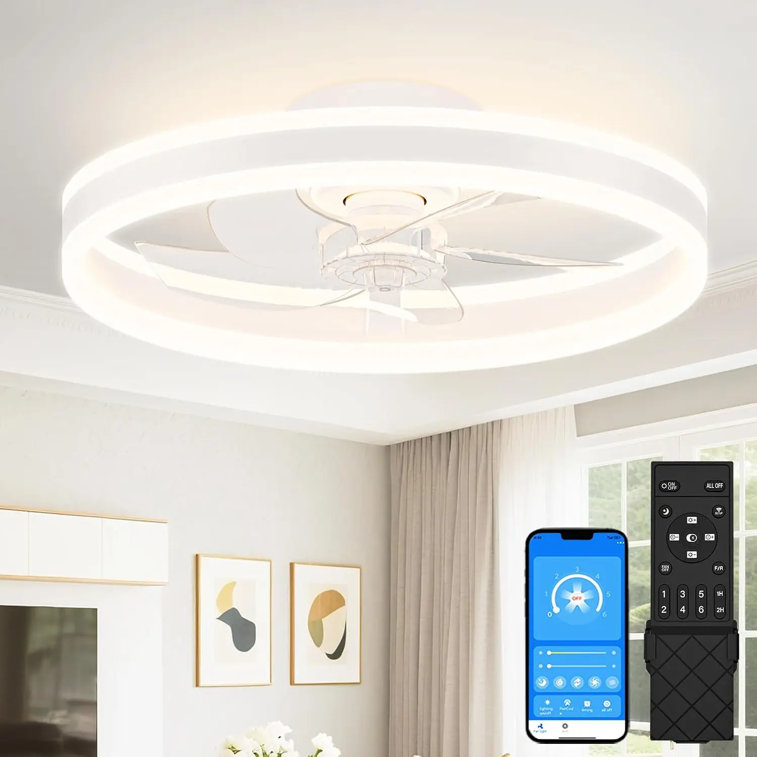 Ceiling Fan Mount - Ventilatori da soffitto a basso profilo