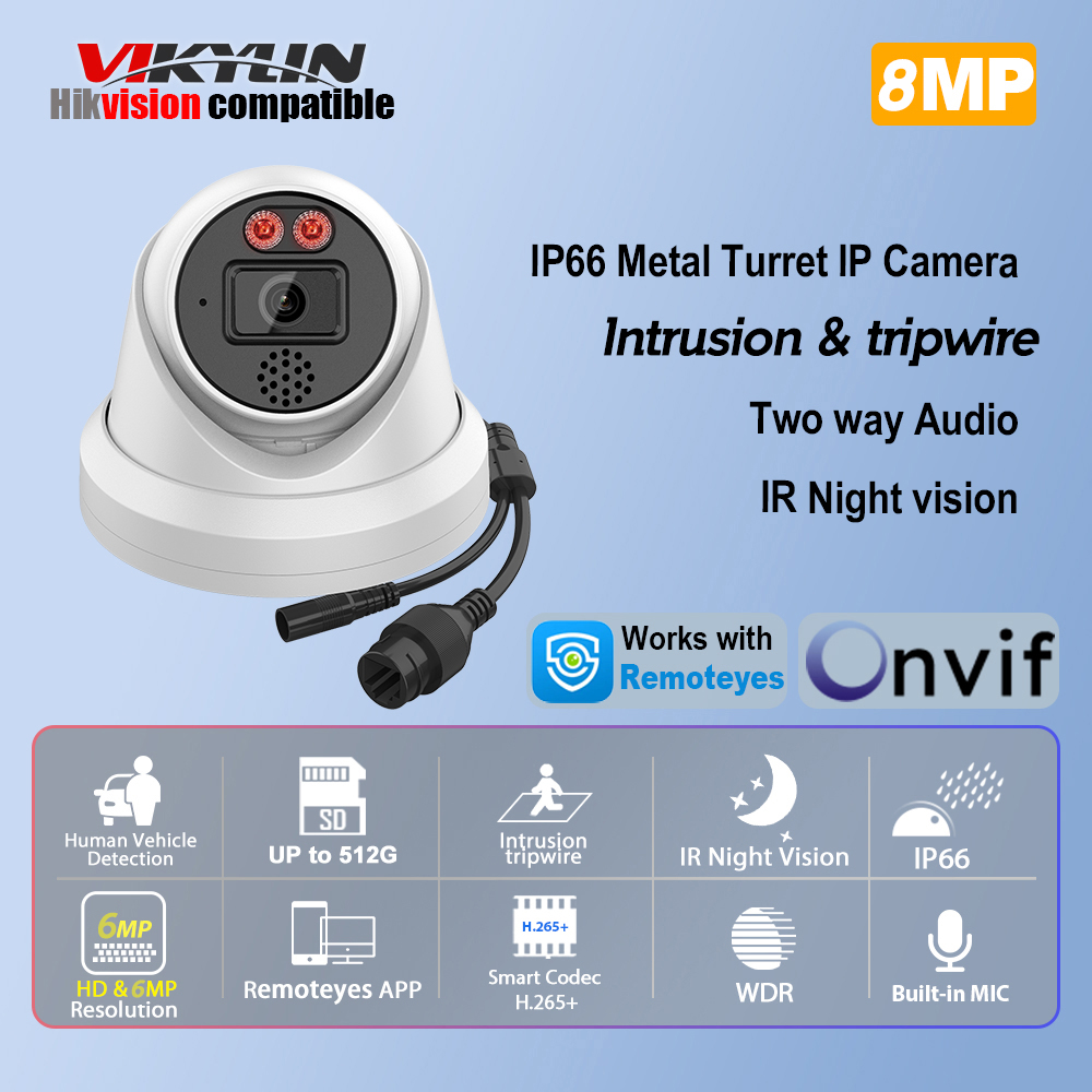 Home Improvement Network - Telecamera IP Vikylin 8MP con Visione