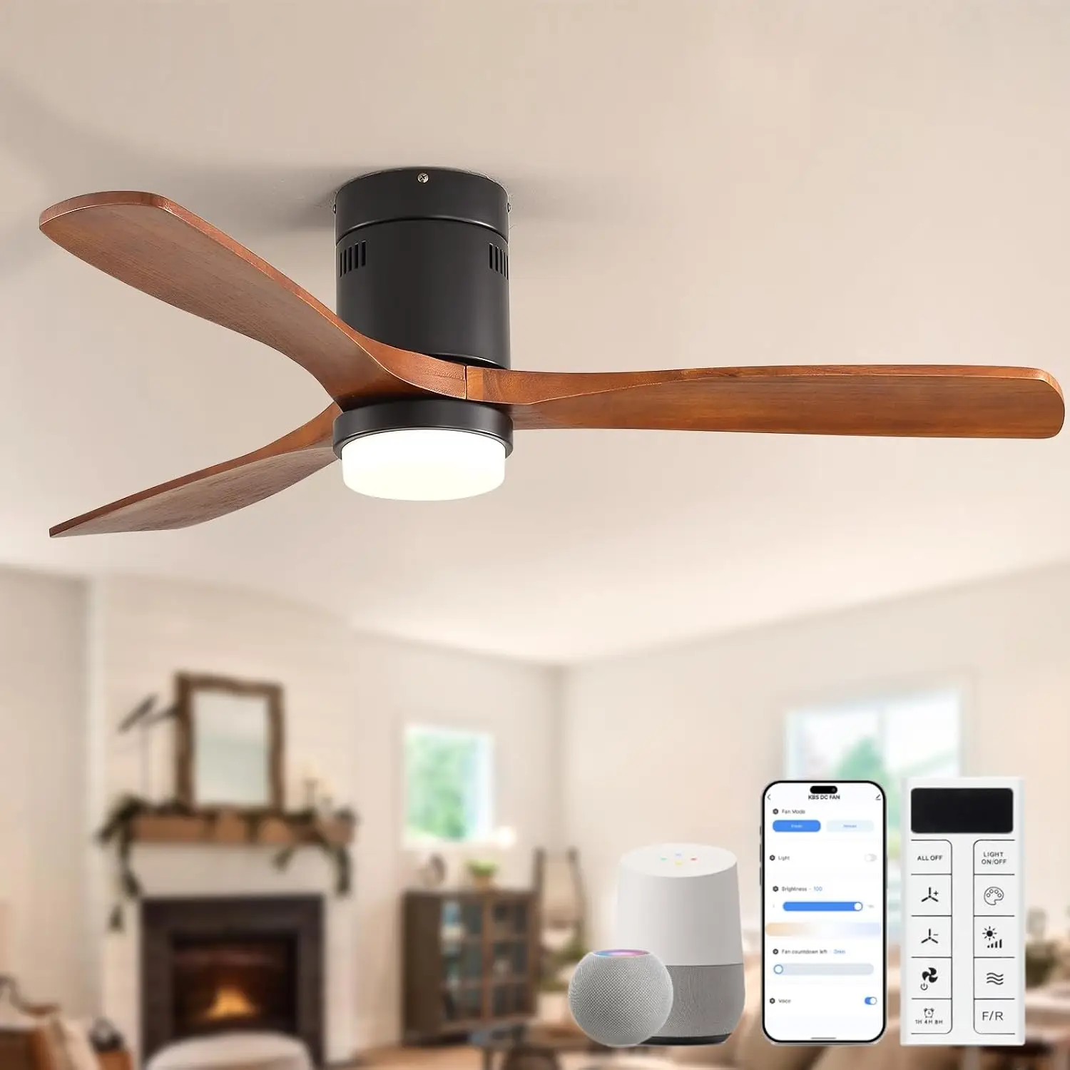 Ceiling Fan Mount - Ventilatori da soffitto intelligenti da 52
