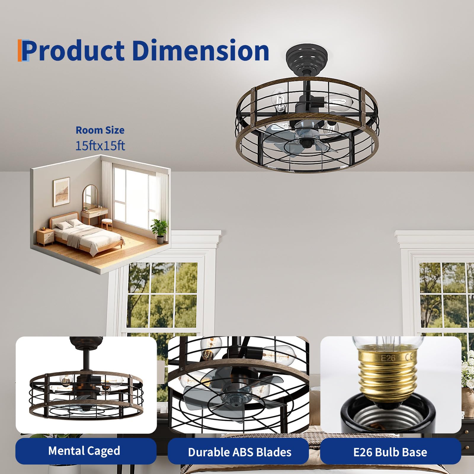 Ventilatore da soffitto a inca - Ceiling Fan Mount recensione e prezzo