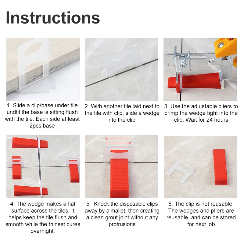 100 pz. Clip Livellanti per Pi - Tile Leveling Clip recensione e prezzo