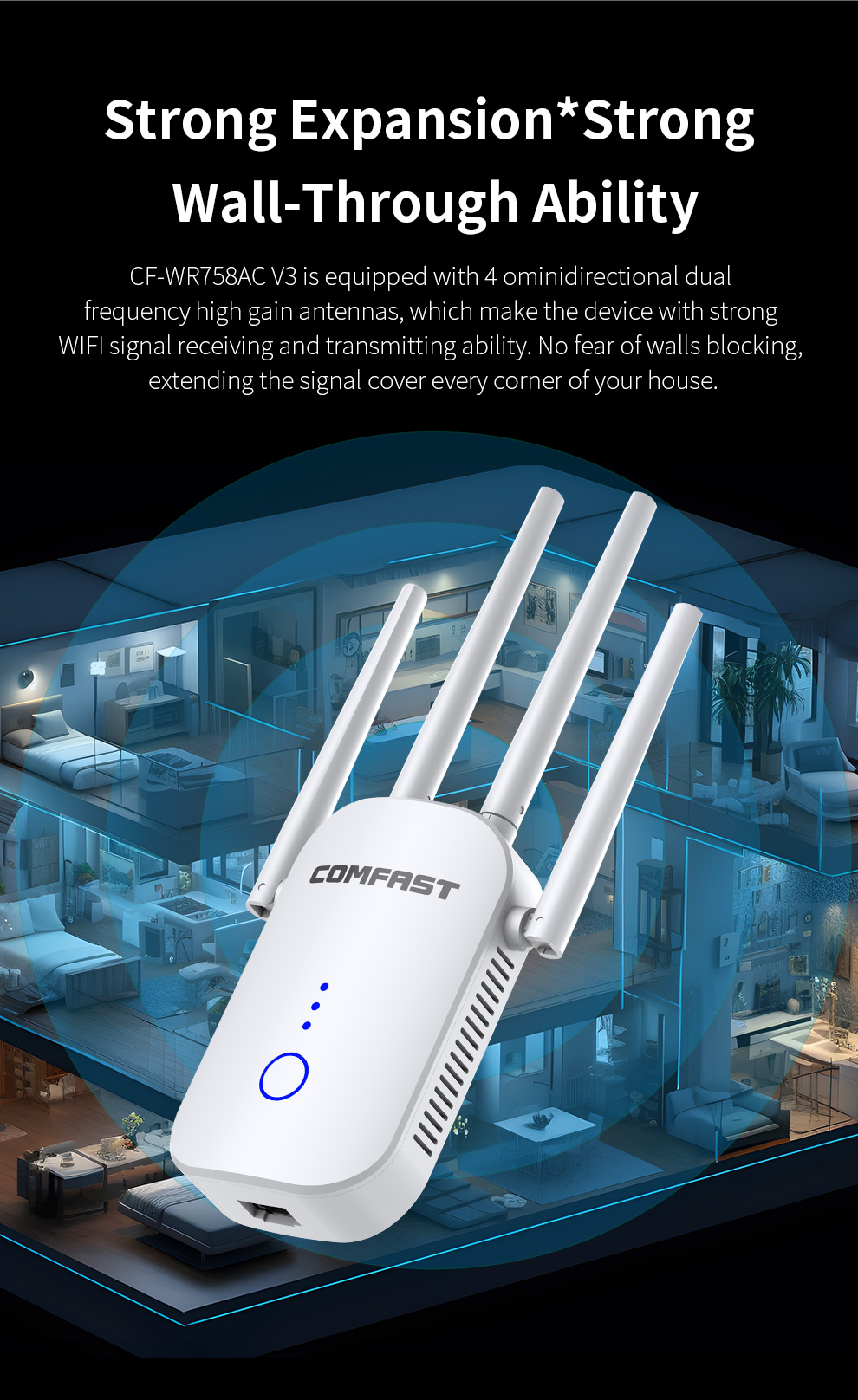 COMFAST AC1200 Ripetitore WiFi - Home Improvement Network recensione e prezzo