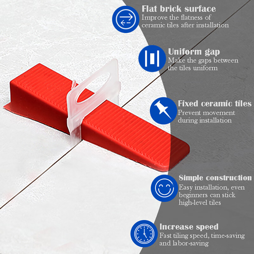 100PCS Sistema di livellamento - Tile Leveling Clip recensione e prezzo